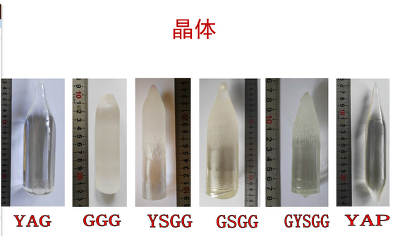 2 بوصة GSGG Gd3 (Sc2Ga3) O12 مادة الكريستال الركيزة SGGG CaMgZr GGG TGG