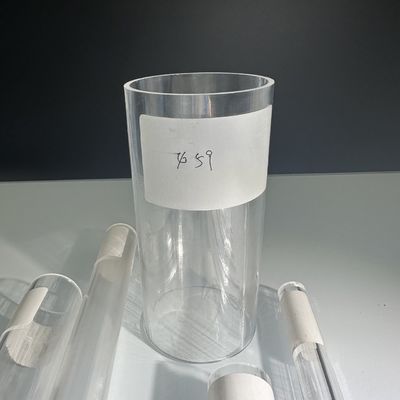 99.995 ٪ Al2O3 أنبوب الزفير الشفاف مع شفافية تحمل عالية