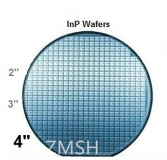 3 بوصة InP الفوسفيد الانديوم الركيزة N-نوع أشباه الموصلات طريقة نمو VGF 111 100 التوجه