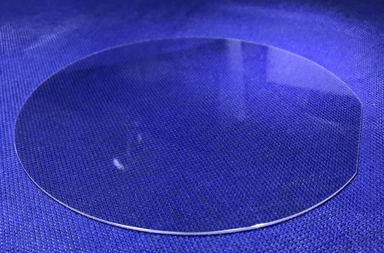 دائري شفاف الياقوت البصري نوافذ كوارتز تخصيص عدسة الياقوت مع ثقب