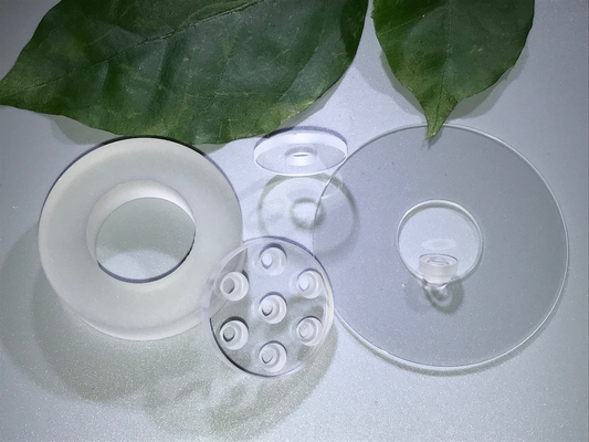 أحادي البلورية Al2O3 أنبوب زجاجي ياقوتي شفاف مصقول