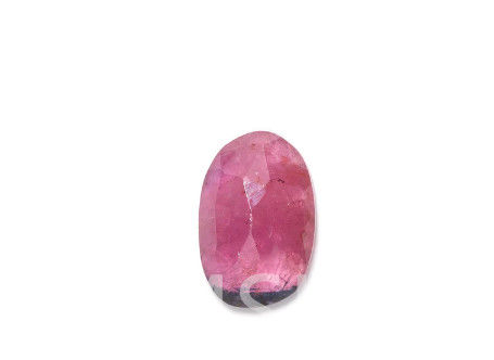 اللون الزهري الساخن من الدرجة FL المختبر صُنع من الياقوت الأحجار الكريمة الخام مع صلابة 9 الماس