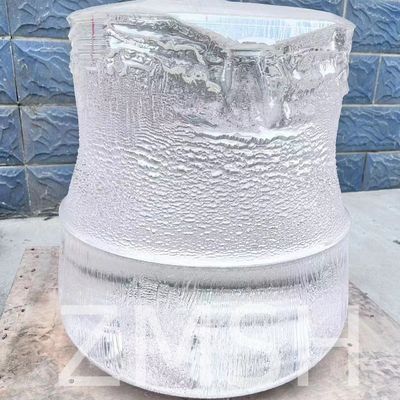 المادة الزعفرية AL2O3 البلورات الأحادية 80KG 200KG 400KG طريقة KY نصف موصل LED