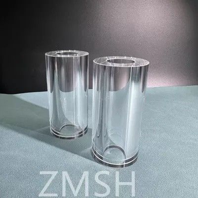 أنبوب الزفير OD50mm ID25.4mm الطول 100mm AL2O3 محور C طريقة KY Mohs 9.0 تخصيص