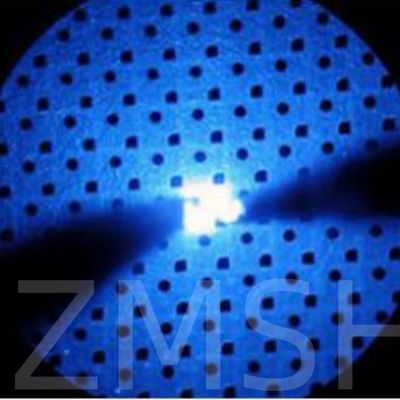 2 بوصة 4 بوصة على أساس غان زرقاء خضراء LED نمت على مسطح أو PPS الزعفري MOCVD DSP SSP