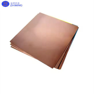 رزمة Cu البلورية الوحيدة النحاسية 5x5x0.5/lmm 10x10x0.5/1mm 20x20x0.5/1mm a=3.607A