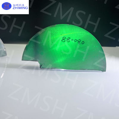 الخضراء الزمردية Moissanite SiC الكريستال الوحيد صلابة موهس 9.25 مادة خام Moissanite للمجوهرات