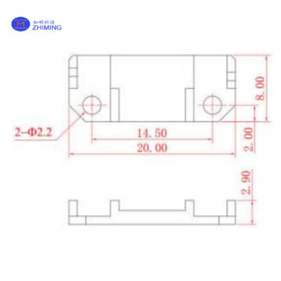 نيوبات الليثيوم (LiNbO3) Y-Waveguide Modulator / Vπ 3.5V المنخفض / PER 25dB العالي / متوافق مع FOG ، FOCT ، الاتصالات الكمية