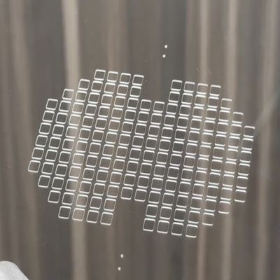 زجاج الضوء الأخضر لثانية نانوية ليزر حفر آلة الزفير الكوارتز الزجاج BF33