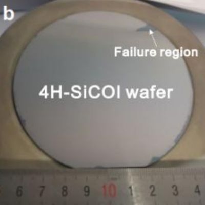 SiC على عازل SiCOI الرواسب التوصيل الحراري العالي النطاق العريض