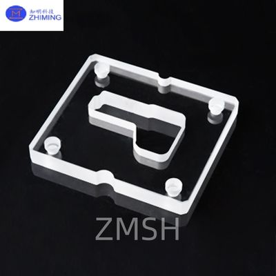 سعر جيد ألواح كوارتز منصهرة ذات شكل مخصص مع ثقوب نافذة بصرية الانترنت