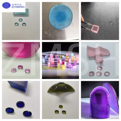 سعر جيد Colored Synthetic Gemstones Widely Used for Decorations and Optical الانترنت