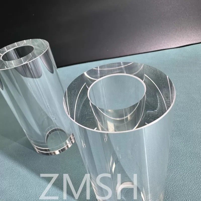أنبوب الزفير OD50mm ID25.4mm الطول 100mm AL2O3 محور C طريقة KY Mohs 9.0 تخصيص
