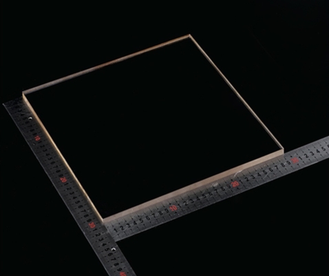 سعر جيد ركائز زجاجية من الياقوت الأزرق Al2O3 مروحة دائرية دائرية من الكريستال 200x200mm الانترنت