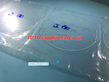 سعر جيد 10x10 / 7x7mm معدات المختبرات العلمية عدسة الليزر قطع الياقوت الكاميرا واقية الانترنت
