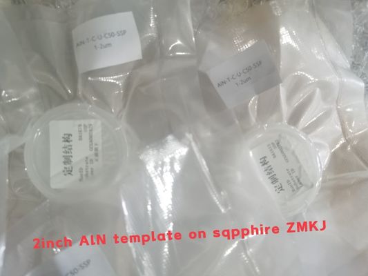 سعر جيد 2 بوصة الياقوت الركيزة AlN قالب طبقة ويفر لأجهزة 5G BAW الانترنت
