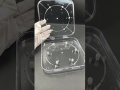 صندوق رقاقة قابل للتعديل – حامل رقاقة من البولي كربونات الشفاف لحماية أشباه الموصلات